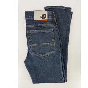 Duluth Trading 40 Grit Jeans Mens 30x30 Blue Slim Fit Dark Wash Work Denim Pants